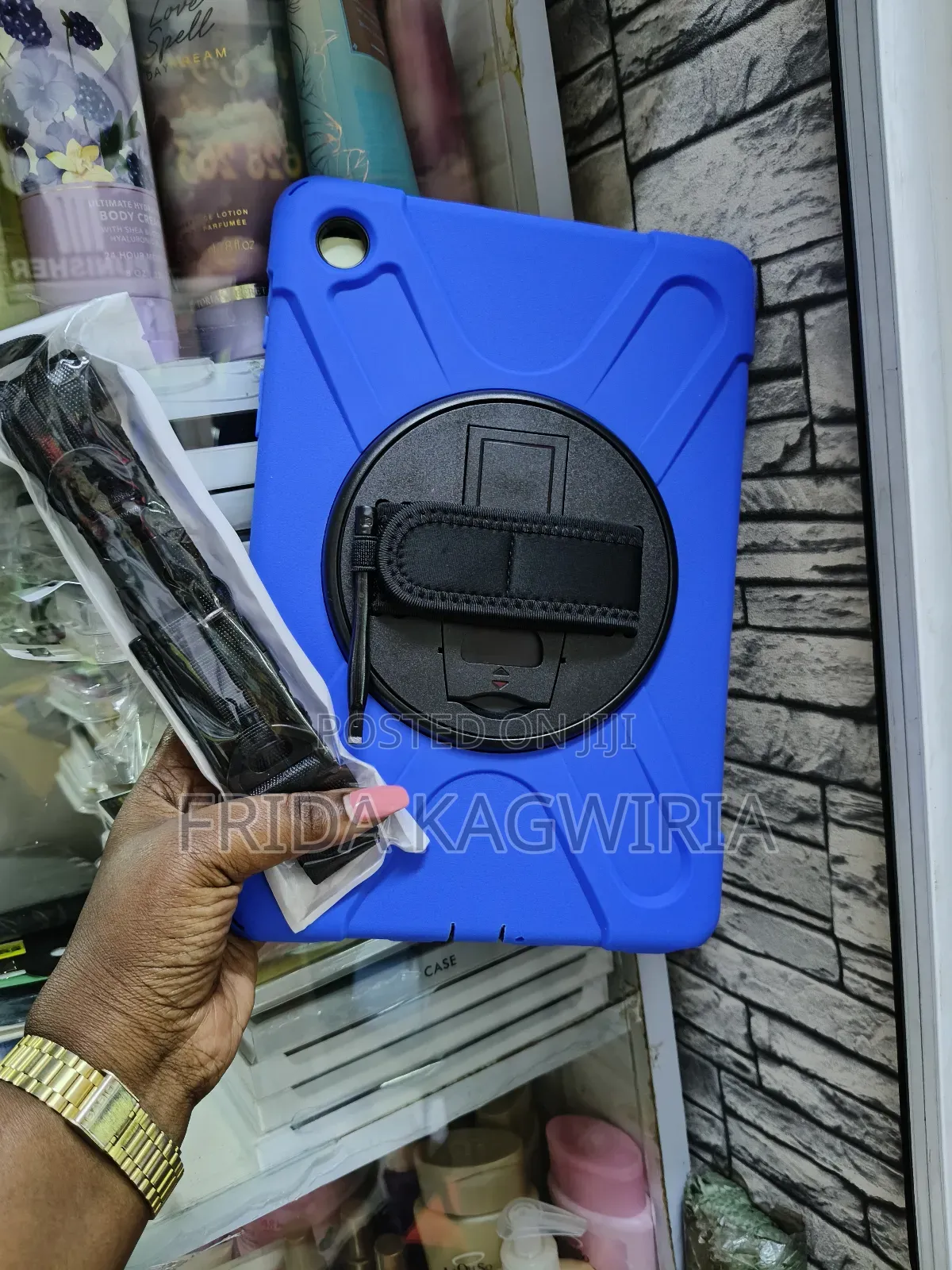 Samsung Galaxy Tab A9 Plus Blue Rugged Back Cover