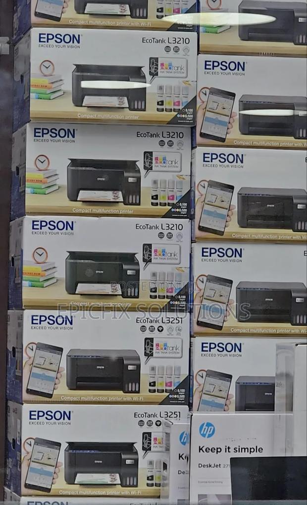 L3210 Refill, Inkjet and Ecotank Brand New Epson Printers - main view
