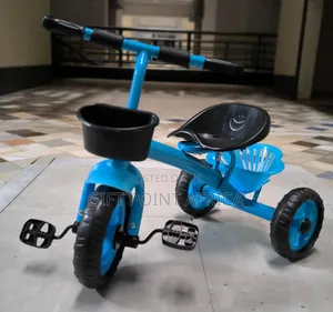 Red and Blue Kids Three Wheels Tricycle