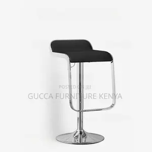 Home Chairs:Height Adjustable Pleather Swivel Bistro Stool