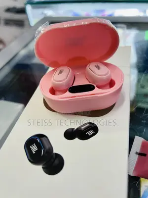 Pink JBL Wireless Earbuds