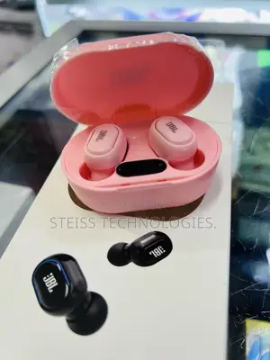 Pink JBL Wireless Earbuds