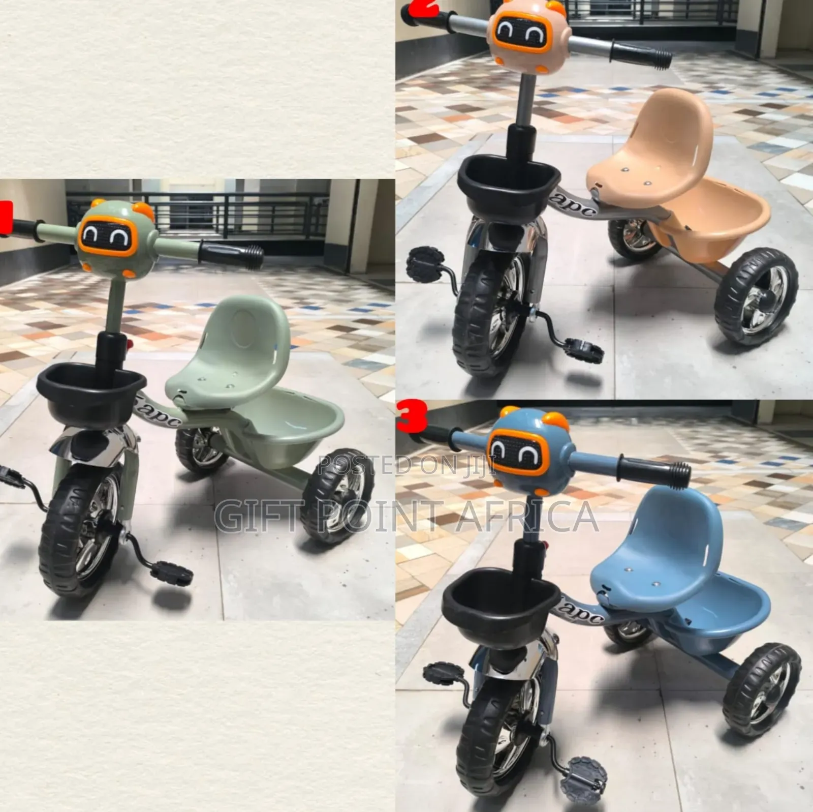 Kids Tricycle With 3 Wheels for Kids Below 4 Years
