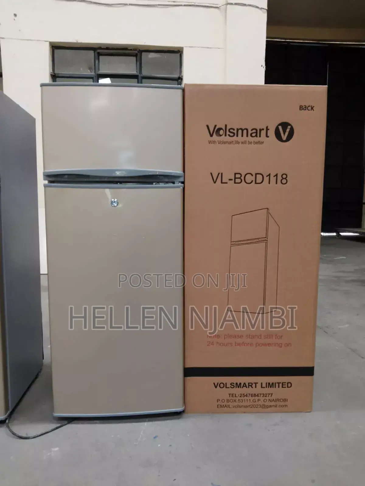 Volsmart 118 Litres Double Door Refrigerator