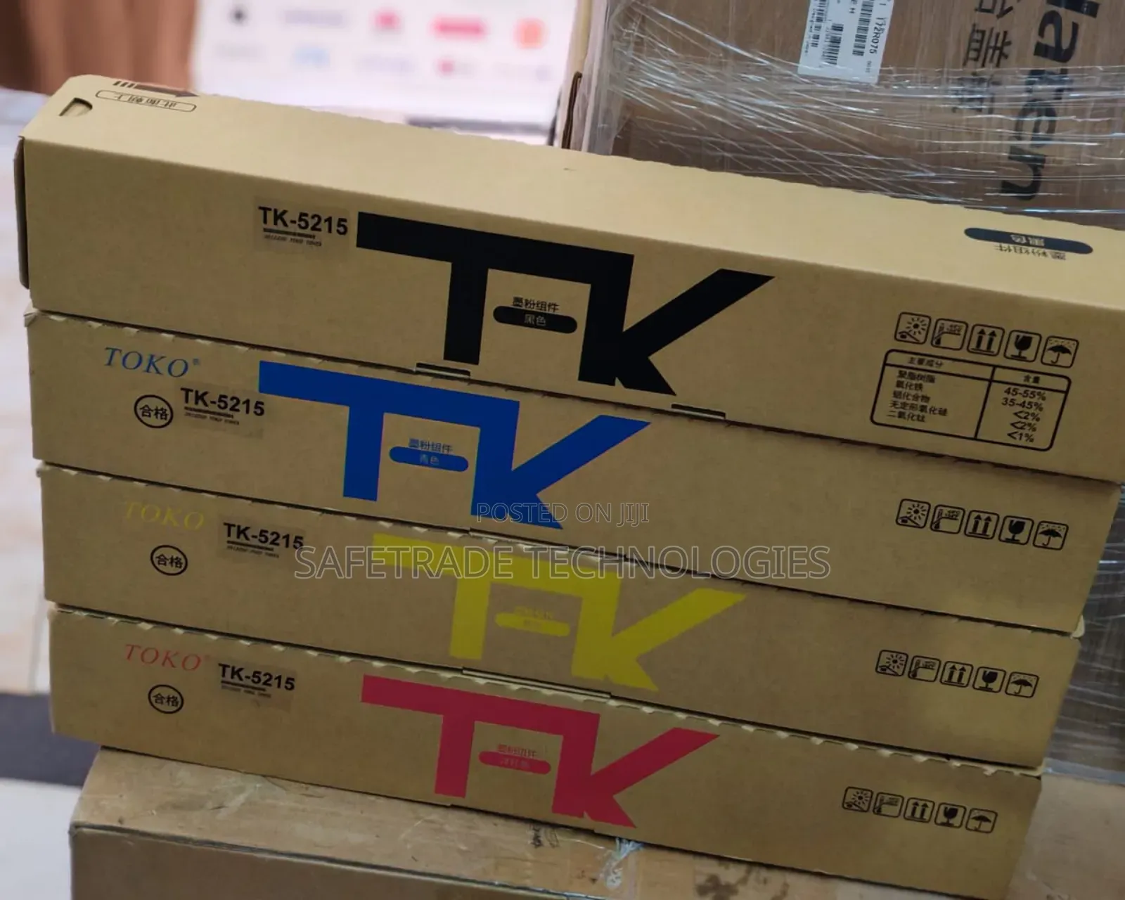 Full Setoff Kyocera Tk 5215(k/C/Y/M) Cartridge