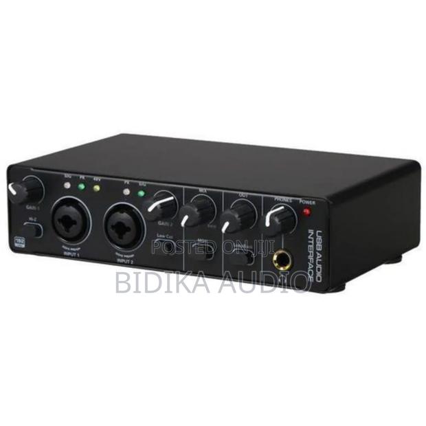Sound Card RHM 2 in 2 Out Audio Interface Sound Board