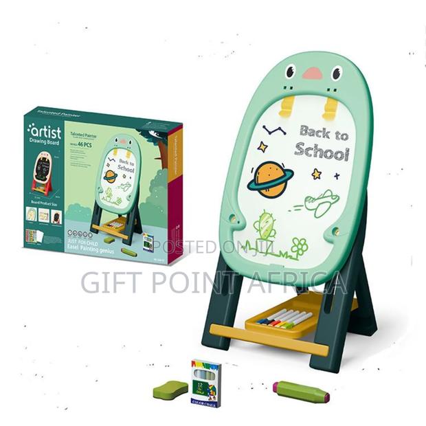 Adjustable Double Sided Art Easel for Kids - main view
