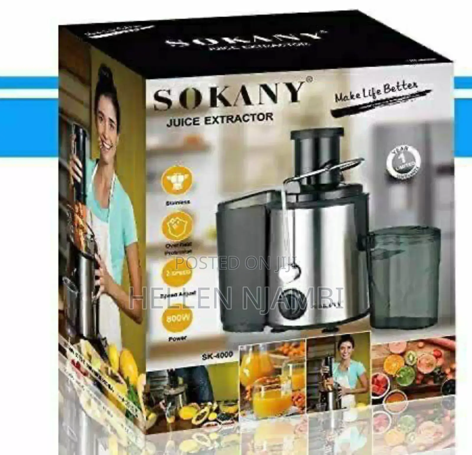 SOKANY Juicer 800w