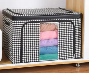 *Checked Multipurpose Storage Box