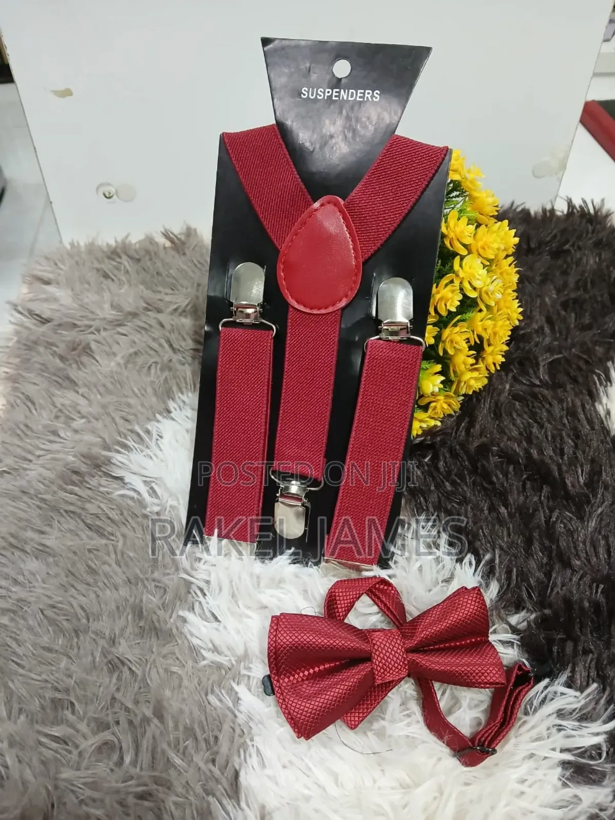 Kids Suspenders and Bowtie