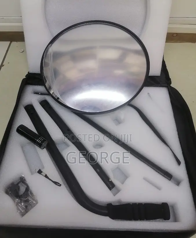 Secured Under Vehicle Search Mirror