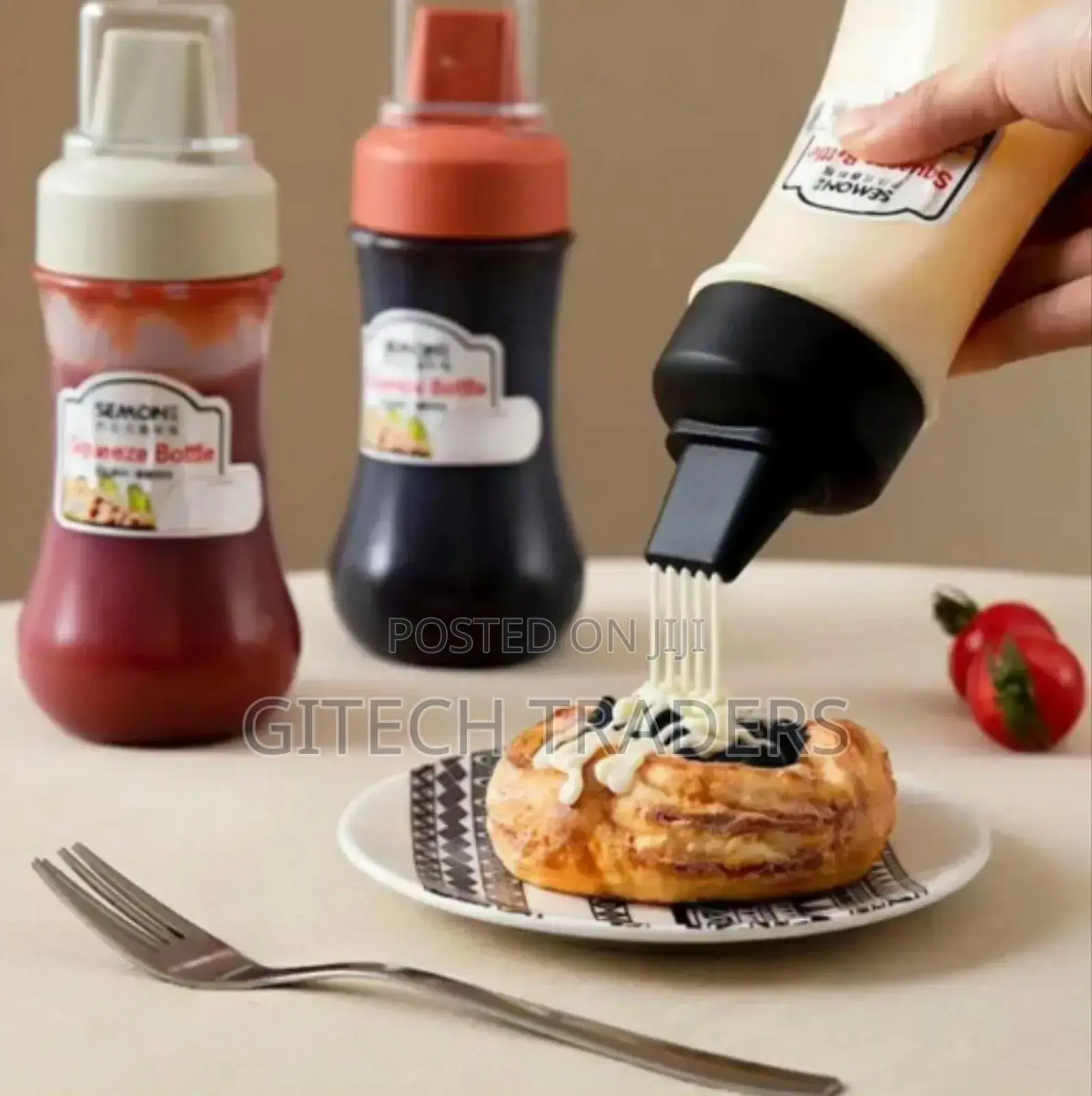 350ml, 5 Hole Squeeze Sauce Bottle