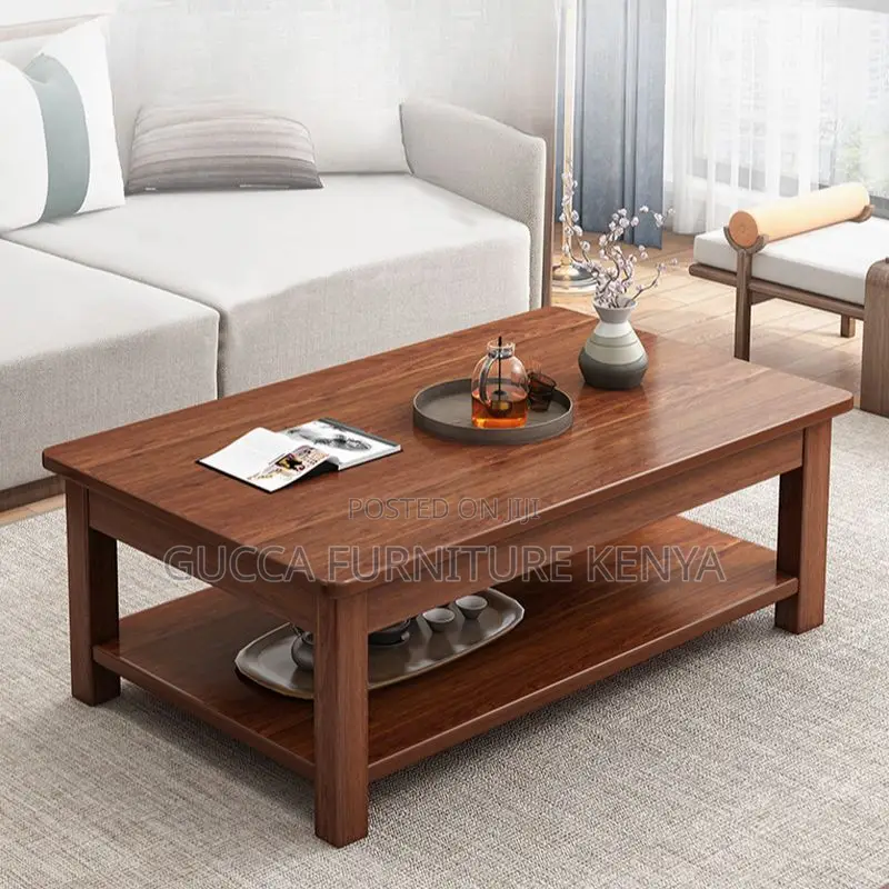 Coffee Tables:Office Auburn Rectangular Wood Coffee Table