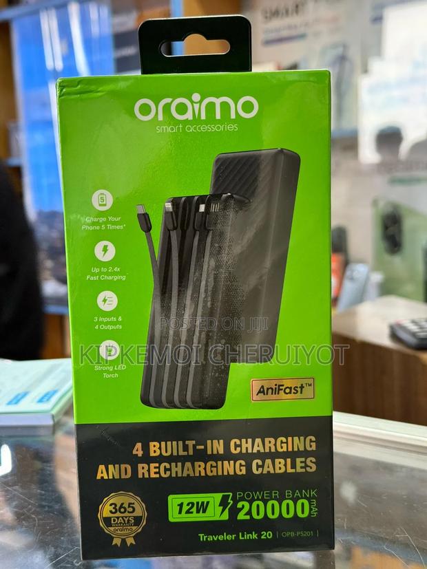 Oraimo Traveler Link 20 20000mah 12w Power Bank