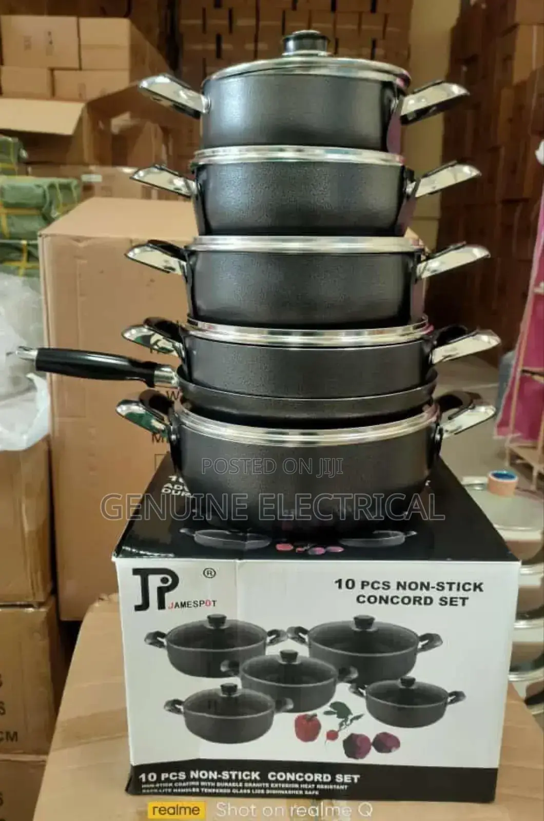James Pot 10pcs Nonstick Cookware