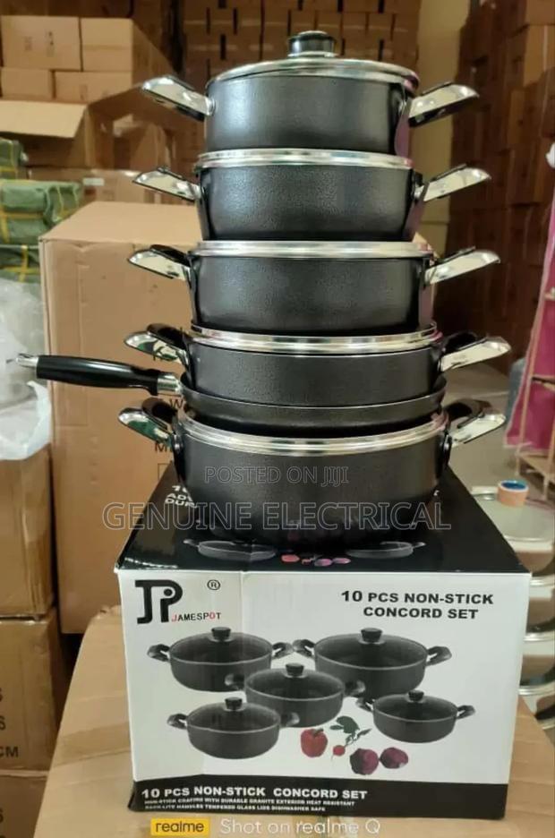 James Pot 10pcs Nonstick Cookware