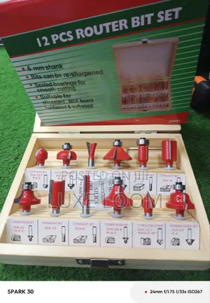 Router Bits Set 12pieces