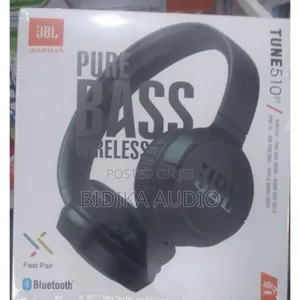 JBL Headphones 510 Bt Bluetooth Pure Bass Wireless