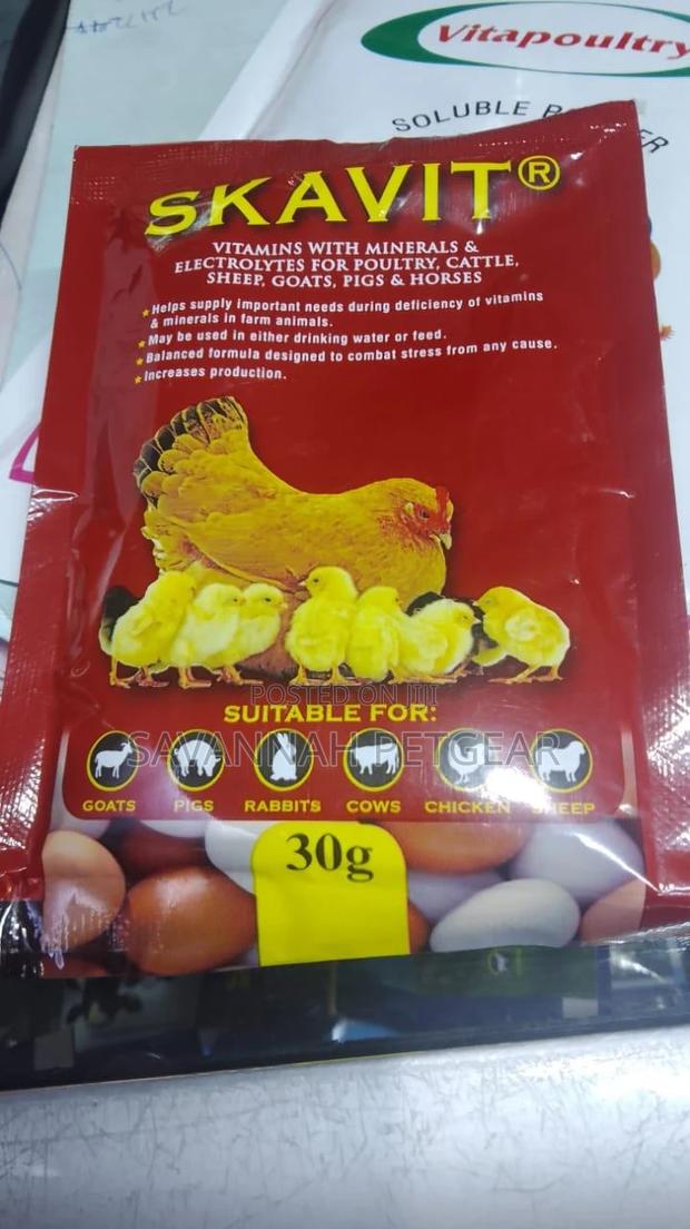 "Skavit," a Balanced Formula Vitamins for Poultry - 30gm
