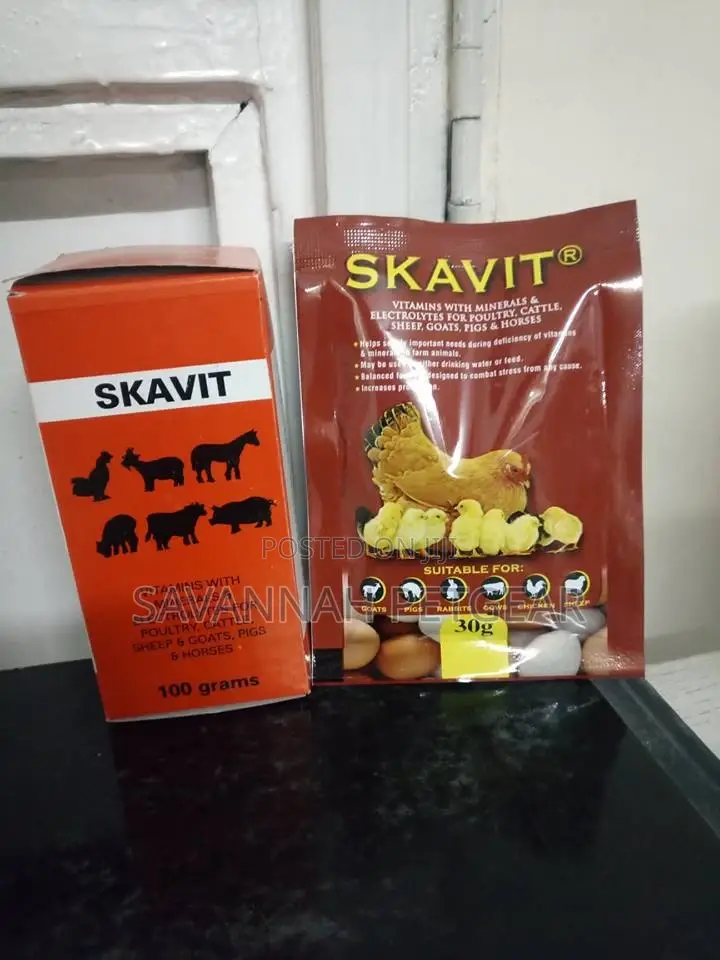 "Skavit," a Balanced Formula Vitamins for Poultry - 30gm