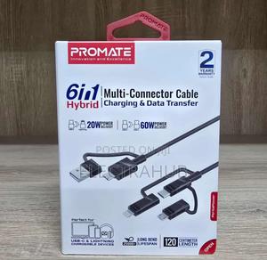 Promate Pentapower 6in1 Multi-Connector Cable New Sealed - thumbnail 2