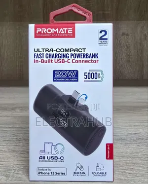 Promate Powerup-C Fast Charging Powerbank Brand New Sealed