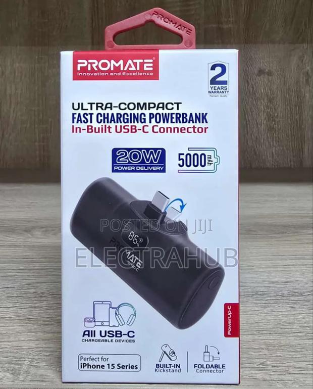 Promate Powerup-C Fast Charging Powerbank Brand New Sealed