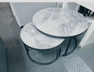 Luxury Pure Marble Top Nesting Coffee Tables