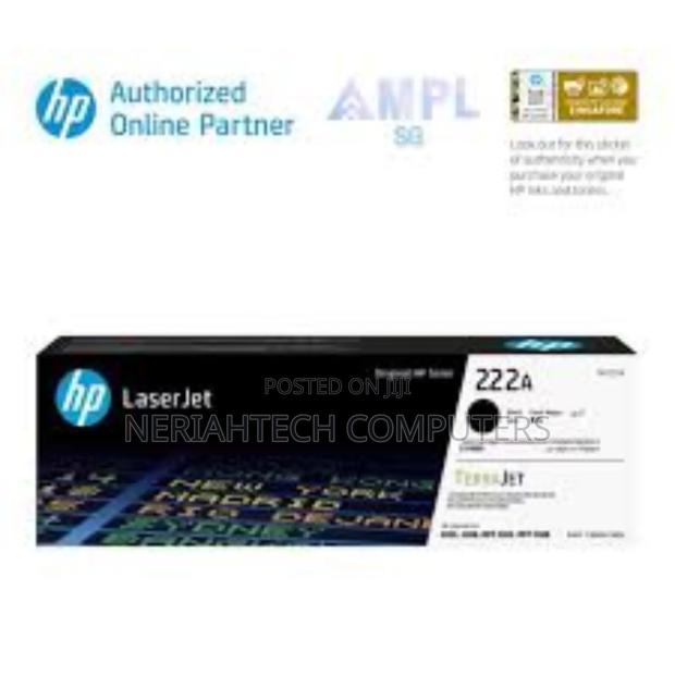 Hp 222a Black Original Laserjet Toner Cartridge (W2220a) - main view