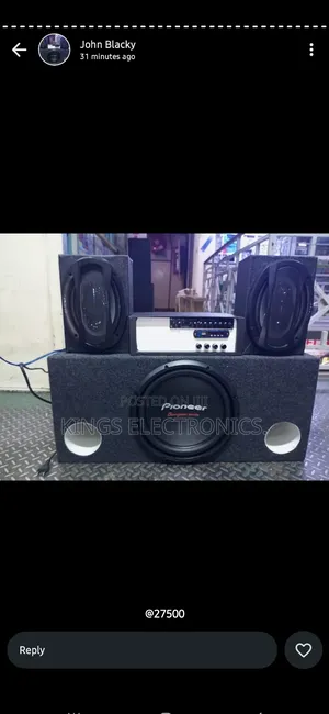 Hometheatre System With Control Knobs.