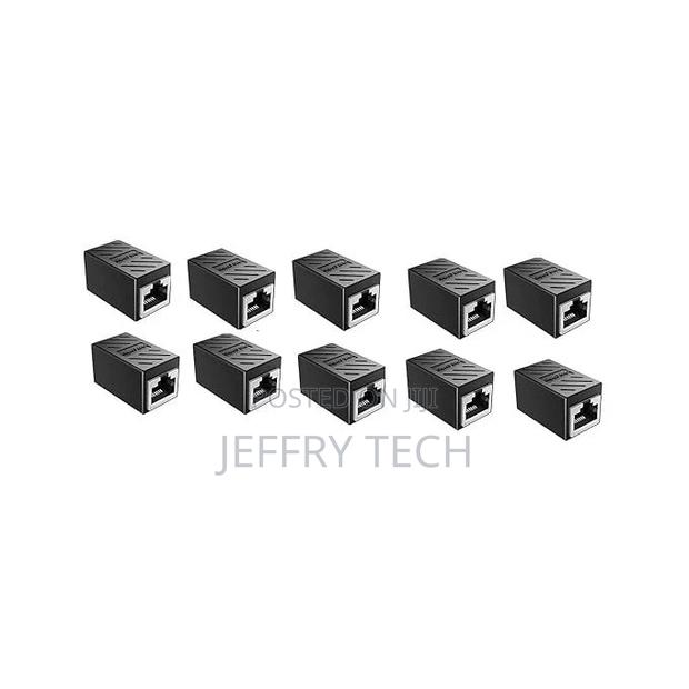 Rj45 Coupler Socket Plug - Female to Female (Pack of 10