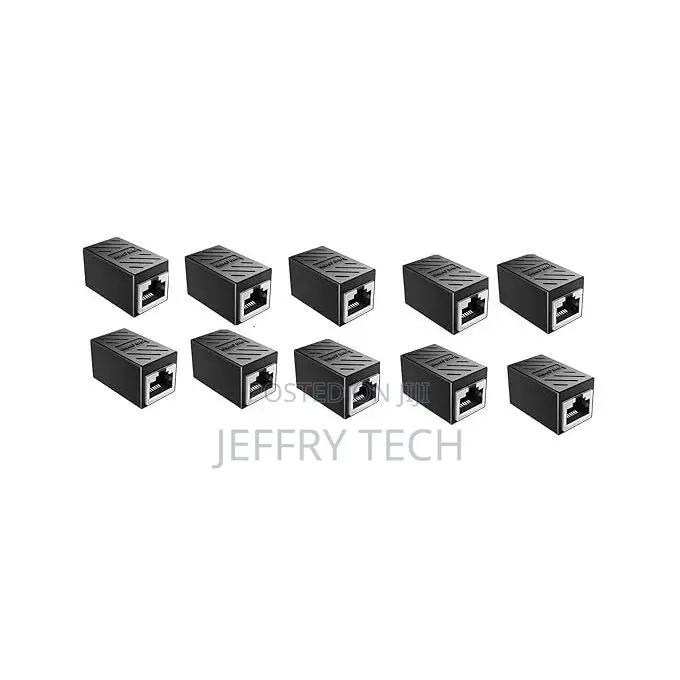 Rj45 Coupler Socket Plug - Female to Female (Pack of 10