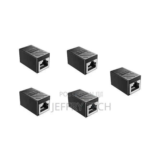 Rj45 Coupler and Built Ethernet Female to Female (Pack of 5)