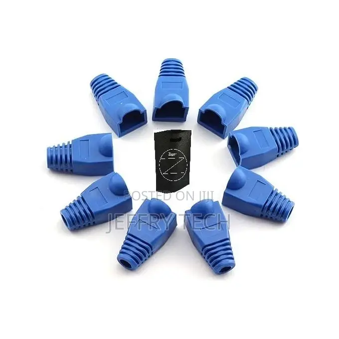 Rj45 Adapter Cap Ethernet Plugs Cover Mini Crystal 100 PCS