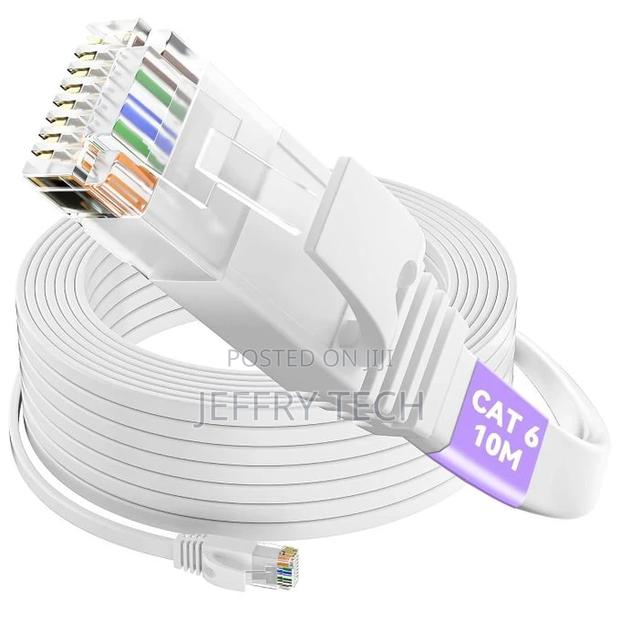 Ethernet Cable (10m ) Cat 6 Flat Internet Cable Long 10m - main view
