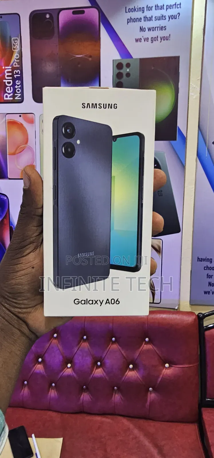 New Samsung Galaxy A06 64 GB Black