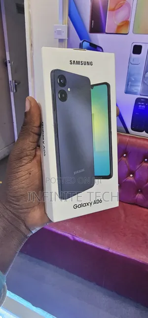 New Samsung Galaxy A06 128 GB Black