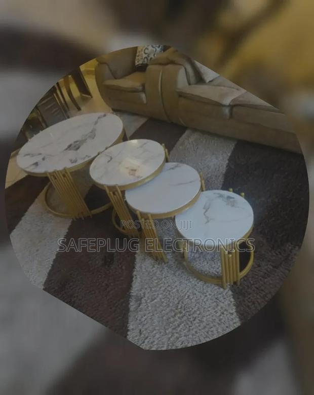 Nesting Coffee Table- 4 in 1 Executive Purely Marble Table - main view