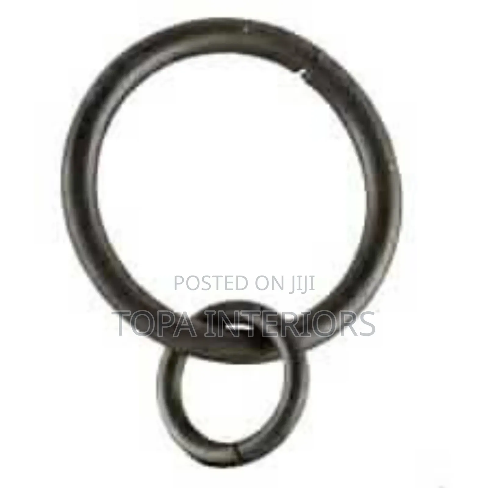 Black Curtain Pole Drapery Rings for Hanging Curtains Drapes