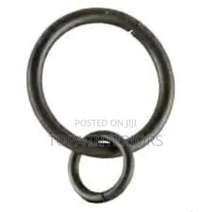 Black Curtain Pole Drapery Rings for Hanging Curtains Drapes