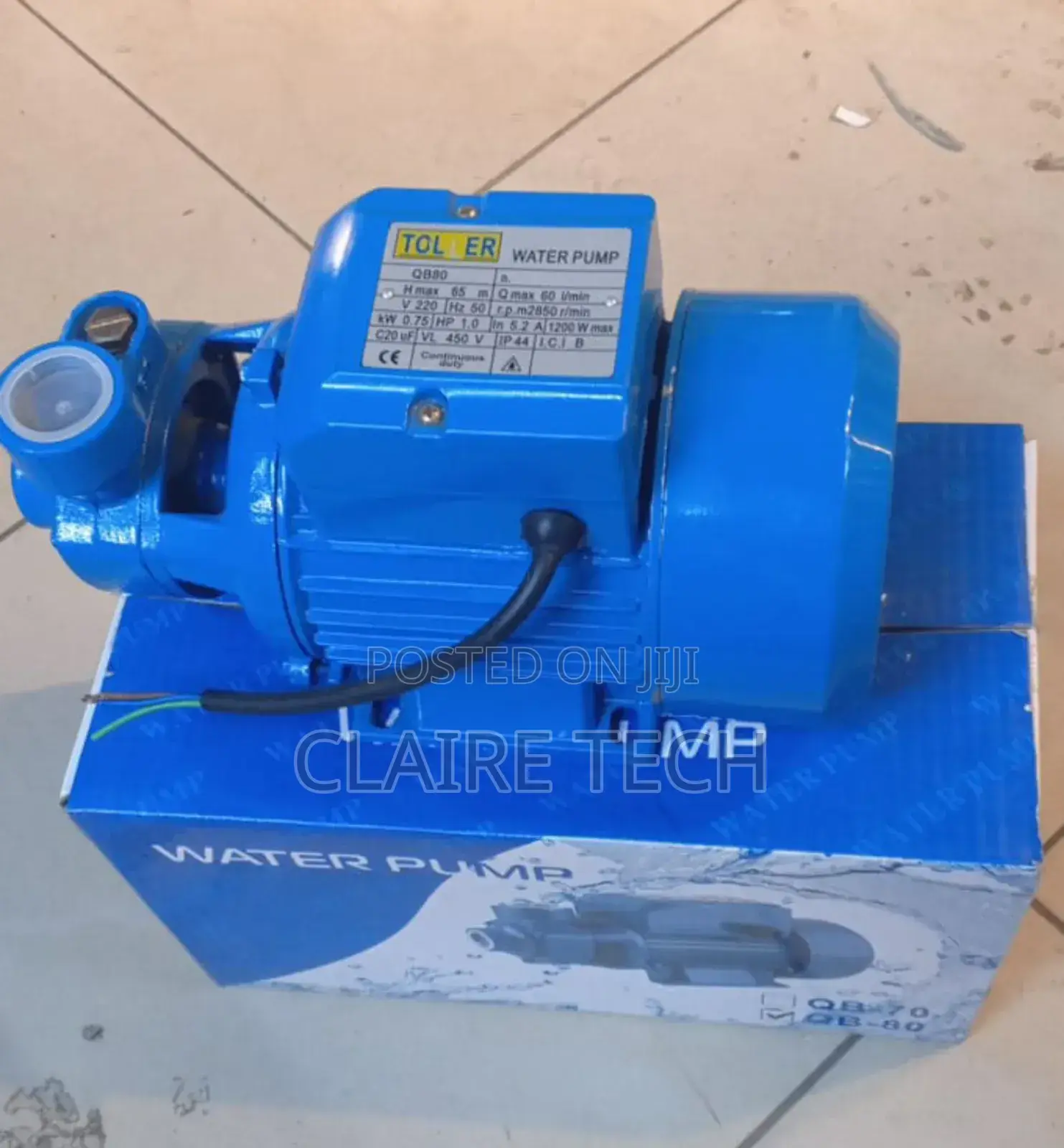 1hp Toller Water Booster