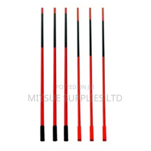 Cross Bar Aluminium 4 Meters, 25mm Red