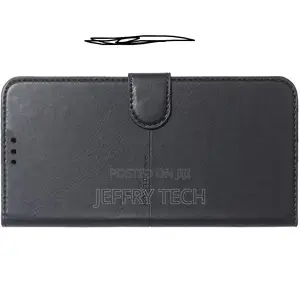 Leather Flip Phone Case for Xiaomi Redmi 12c -0- Black