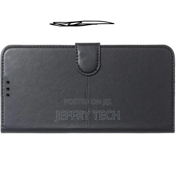 Leather Flip Phone Case for Xiaomi Redmi 12c -0- Black