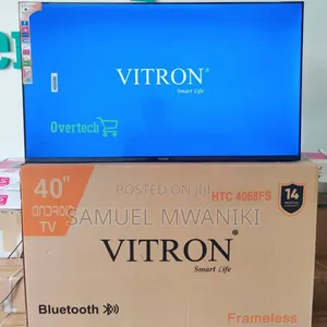 Vitron 40′′ Smart Android Tv
Frameless Screen With Bluetooth