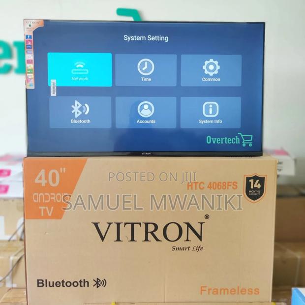 Vitron 40′′ Smart Android Tv
Frameless Screen With Bluetooth - thumbnail 3