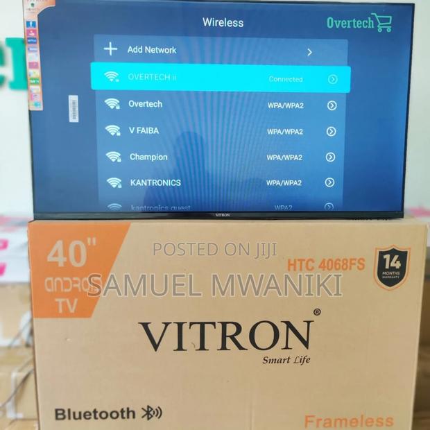 Vitron 40′′ Smart Android Tv
Frameless Screen With Bluetooth - thumbnail 4