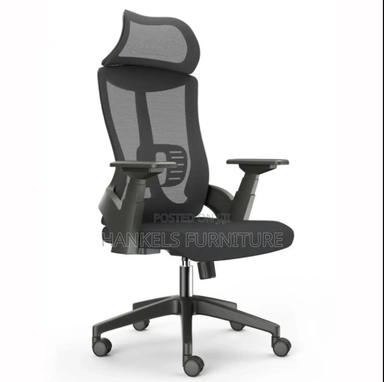Black Lama Executive Orthopedic Office Seat