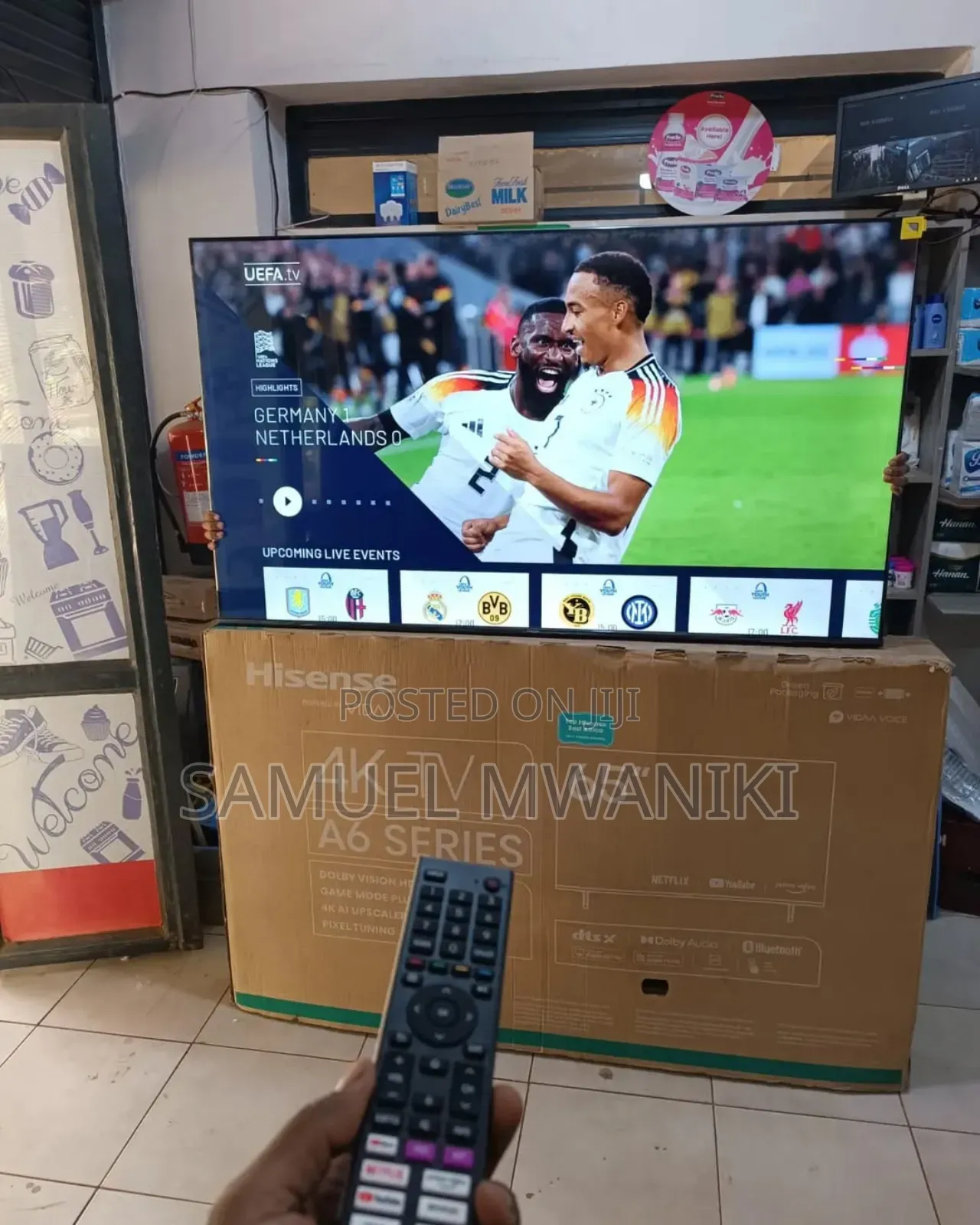 Hisense 65′′ Vidaa Smart Uhd Tv With Game Mode New Model