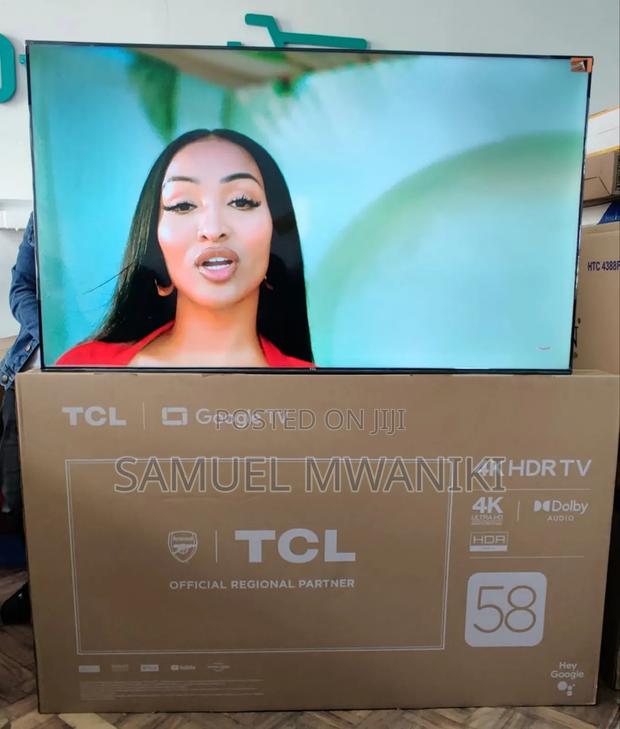 TCL 58′′ Uhd Google Tv Frameless Design With Hdr10+